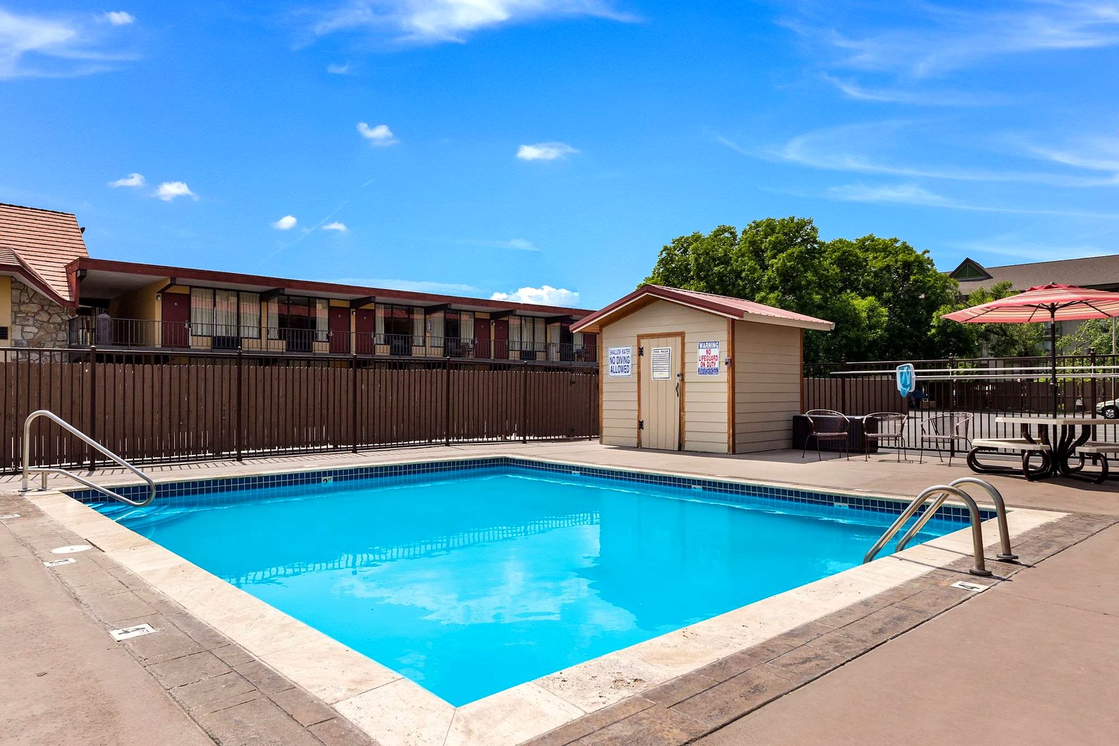 Outdoor pool at Mill Creek Inn