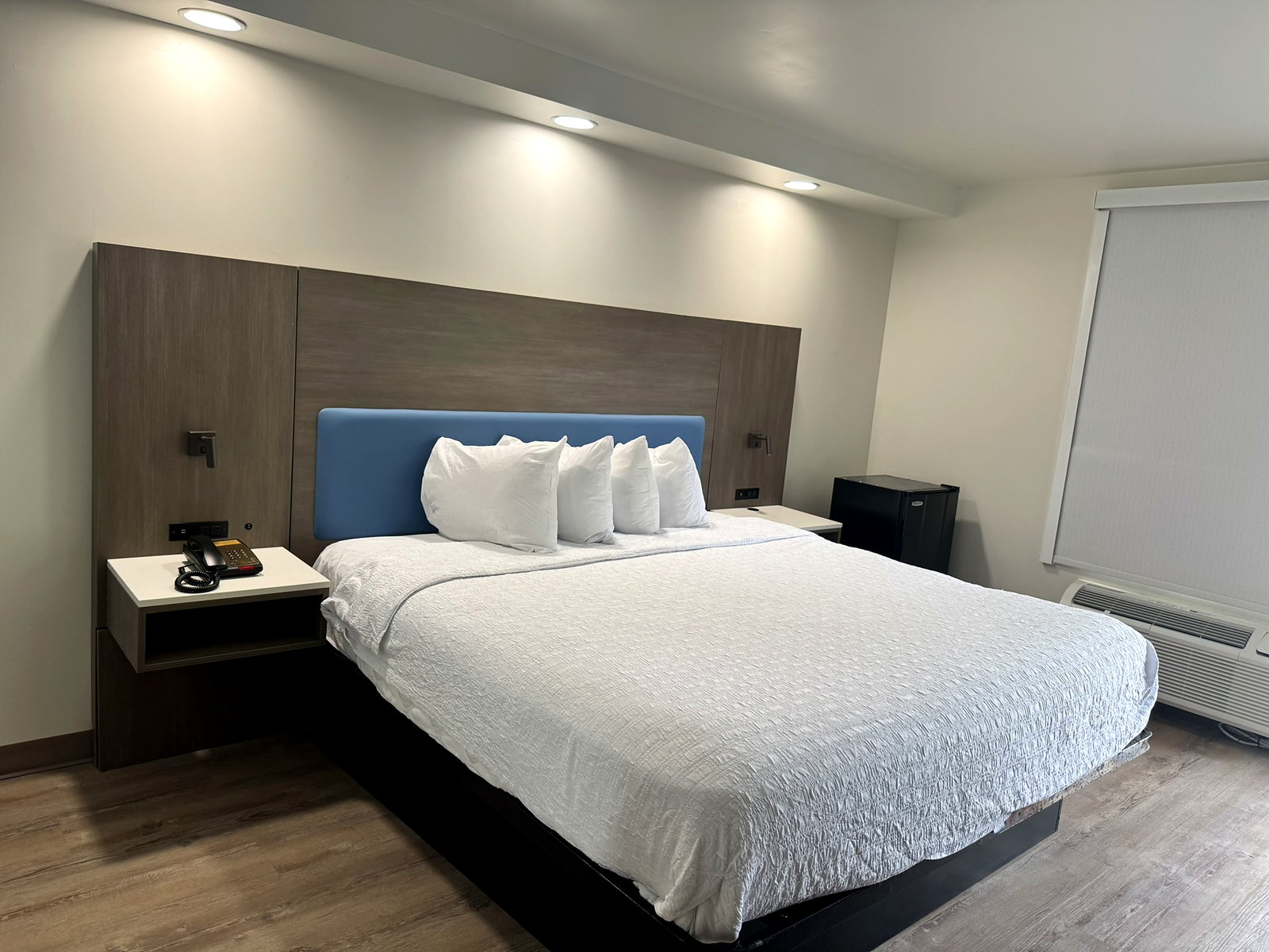 King bed close-up